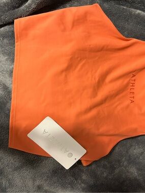 Athleta Vibrant Orange Performance Crop Top NWT